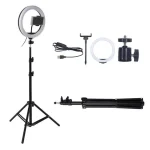 10 inch ring light with 72 inch tripod stand, phone holder, mount and USB cable
