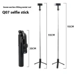 39 inch tripod selfie stick with light