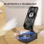 ব্লুটুথ ওয়্যারলেস স্পিকার + মোবাইল স্ট্যান্ড + পাওয়ার ব্যাংক - Image 3