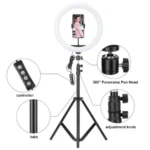 12 Inch Ring Light With 7 Feet Tripod Stand