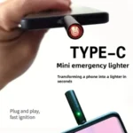 Type C মোবাইল ইলেকট্রিক লাইটার - Image 2