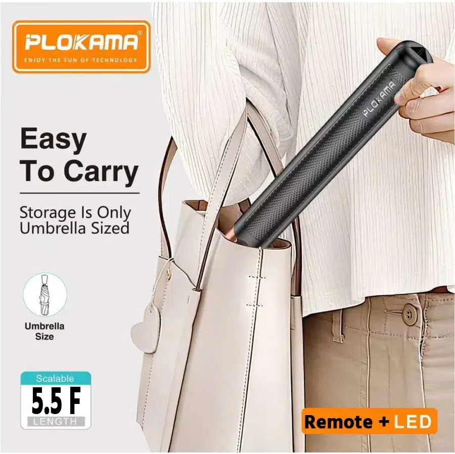 Long selfie stick price in Bangladesh - folds to umbrella size