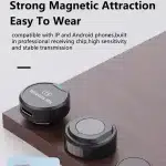 Magnetic wireless microphone easy to wear with strong magnet