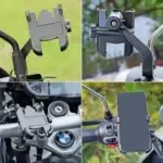 C2 এ্যালুমিনিয়াম মোটর সাইকেল মোবাইল মাউন্ট - Image 4