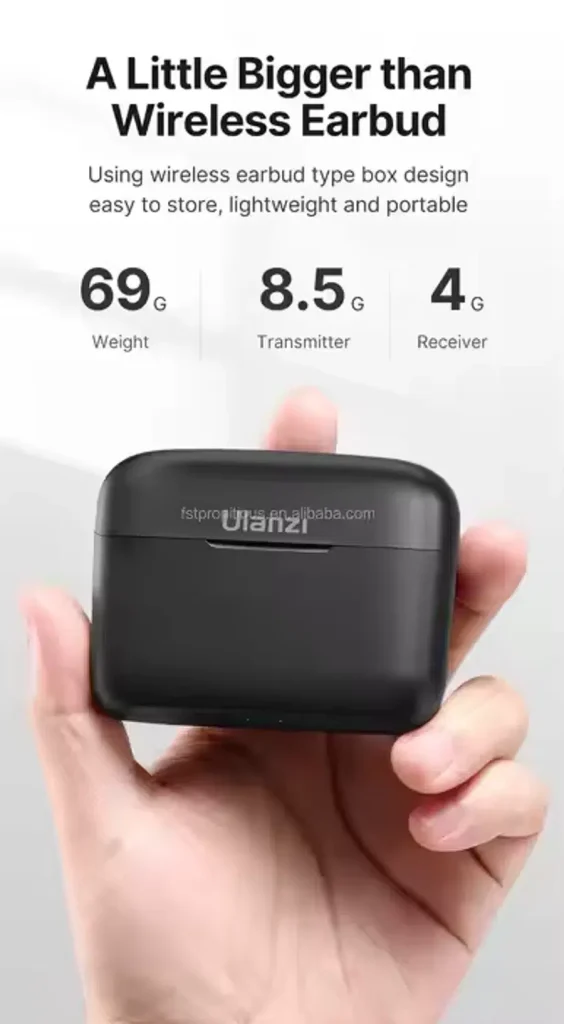 Ulanzi J12 charging case, small like a wireless earbud case