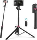 Ulanzi MT-78 extendable tripod with phone, camera and Bluetooth remote, also a selfie stick