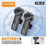 PLOKAMA VM20 mic 60mAh battery with Type-C charging