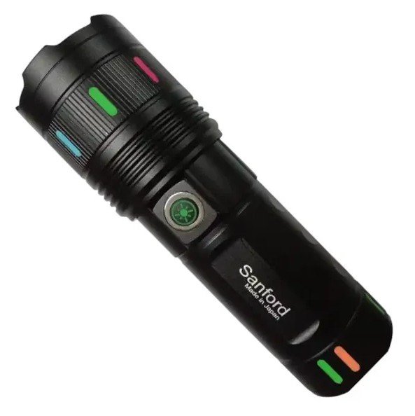 Sanford Super Flashlight high power white laser LED torch