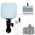 LED video light for mobile, laptop and camera with clip