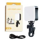 Video light price in Bangladesh - M88 LED light, clip and Type-C cable