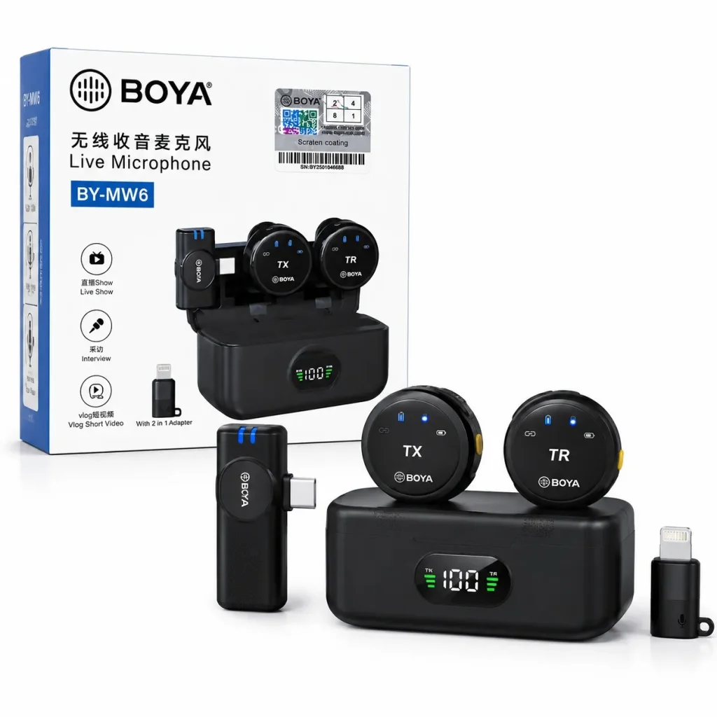 BOYA BY-MW6 microphone price in Bangladesh full kit