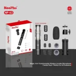 Neepho NP-63 4-in-1 wireless microphone kit with all accessories