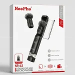 Neepho NP-63 collar clip mini microphone retail box
