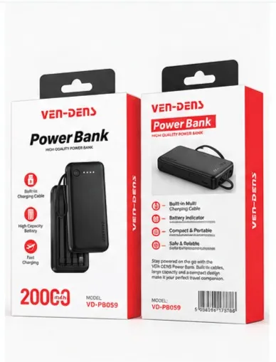 Power bank 20000mAh VEN-DENS VD-PB059